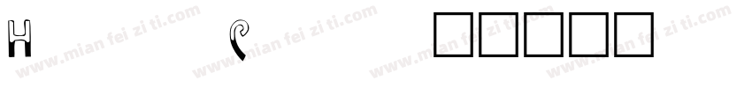 Hilde Caps字体转换